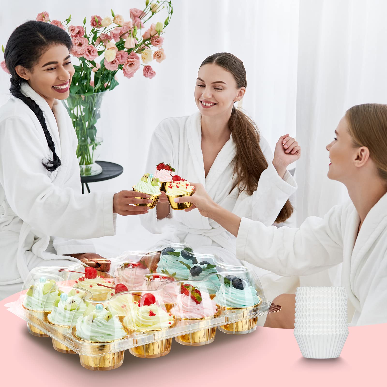 Gencywe easy-transfer design allows quick cupcake access without damage