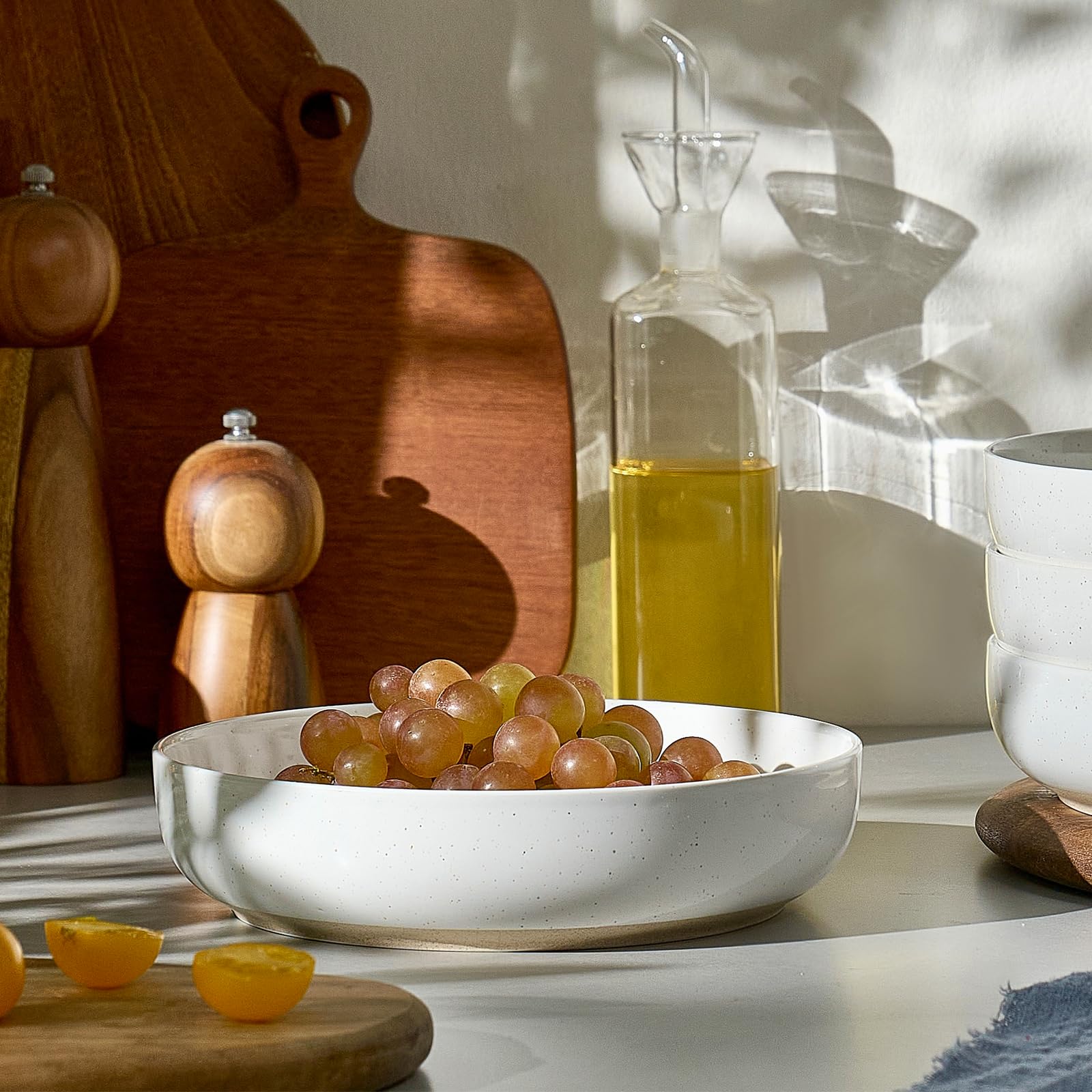 Gencywe stackable pasta bowls save cupboard space