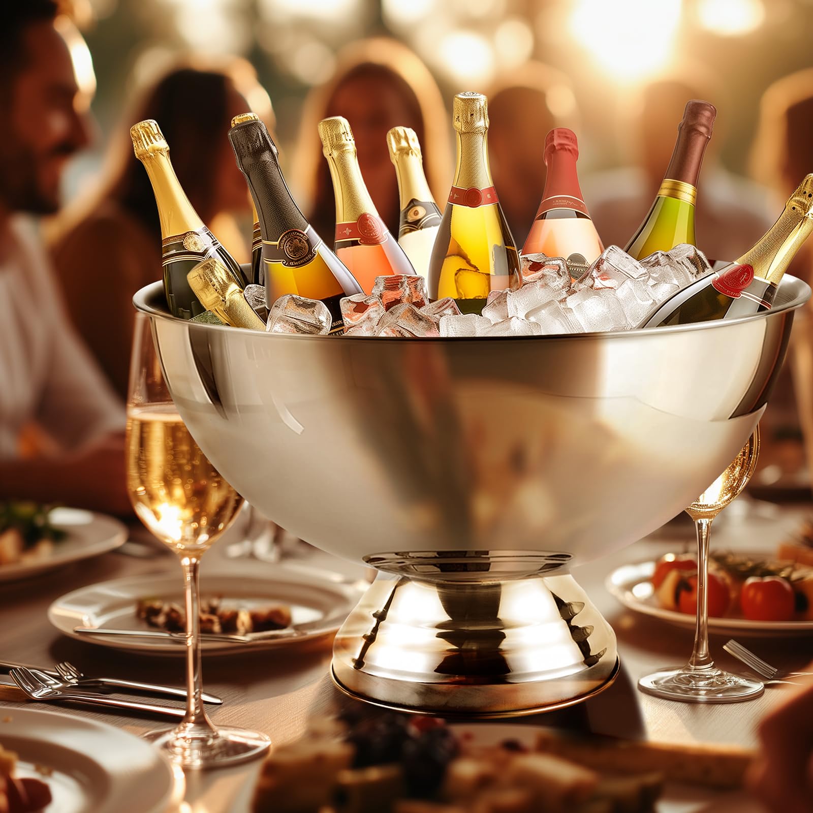 Generic 9.8 inch tall bucket provides ample space for chilling.