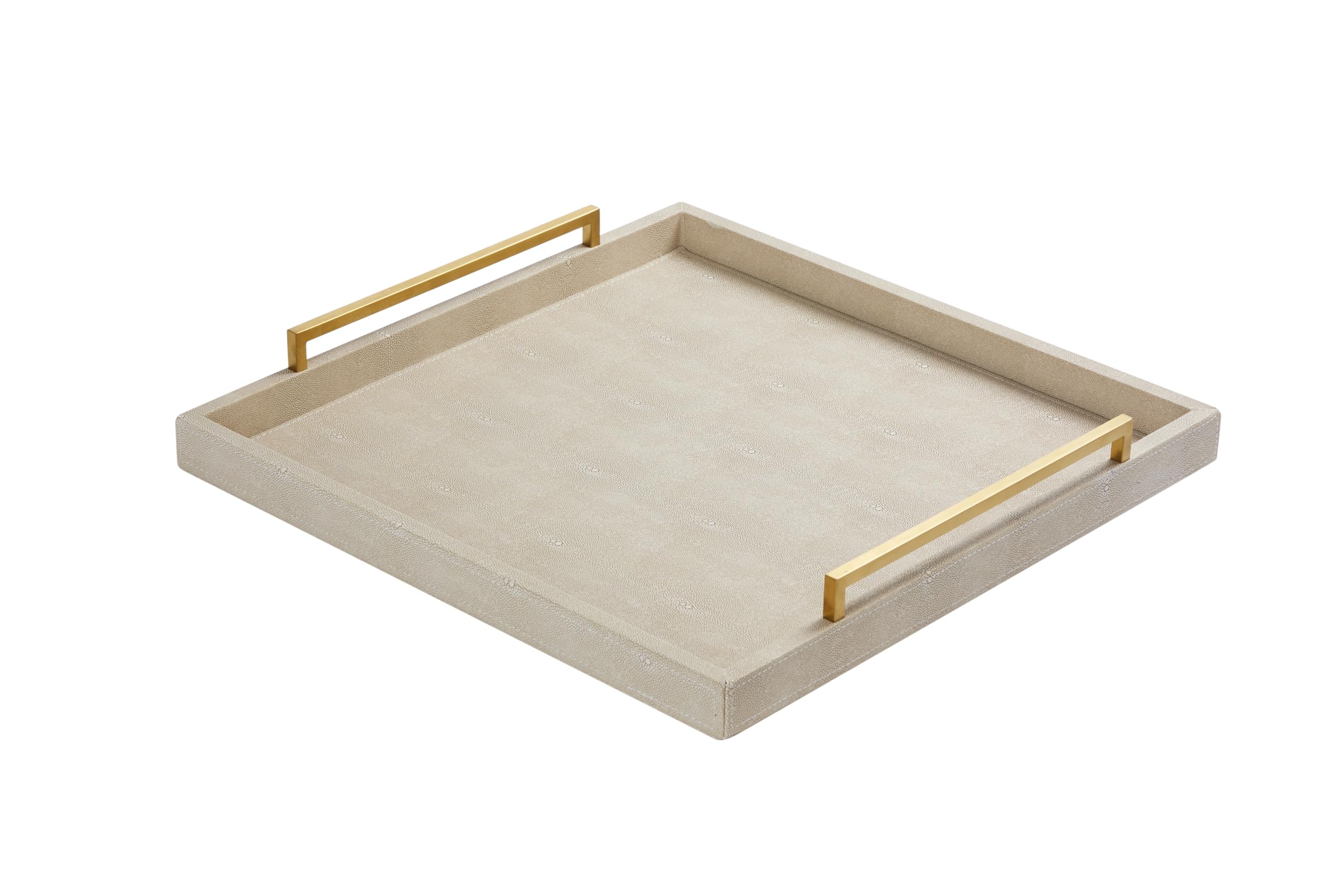 Generic ottoman tray doubles as catchall for keys, mail, or jewelry.