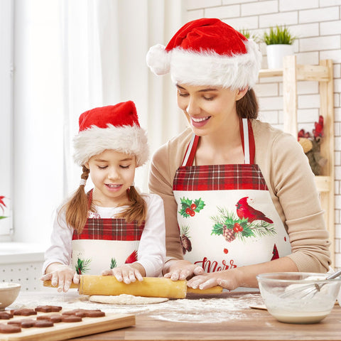 Generic kitchen apron measures 21.7 by 26.8 inches with an adjustable belt.