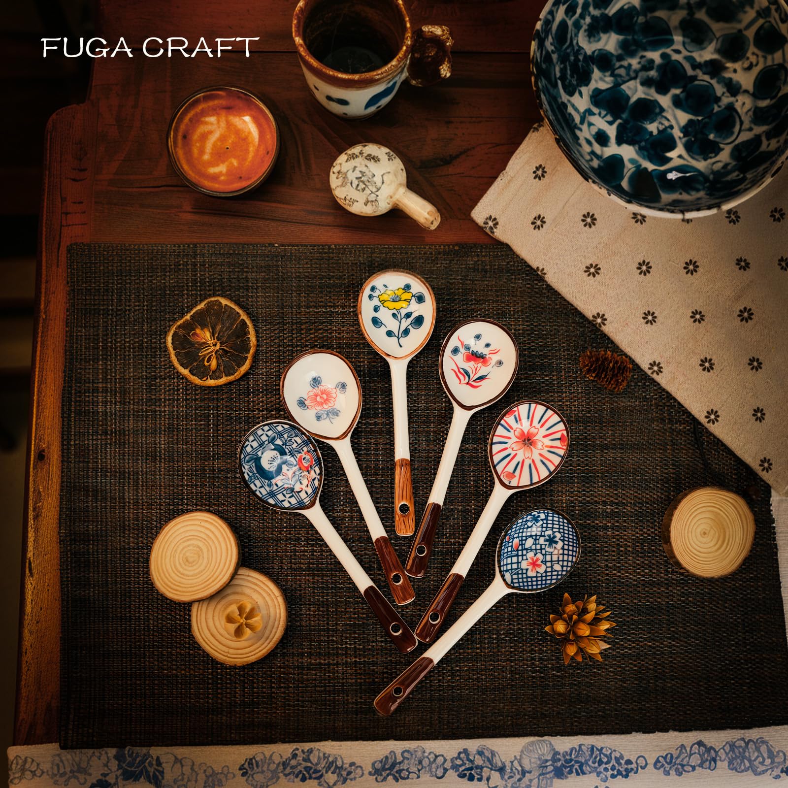 Generic artisan spoon set ideal for dinners and gatherings