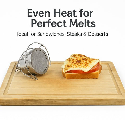 Generic Cooking Torch Attachment outdoor use at campsite for ready-to-serve meals