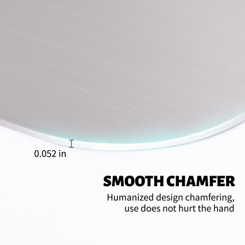 Generic cutting board anti-slip-brushed-finish supports stable knife work.
