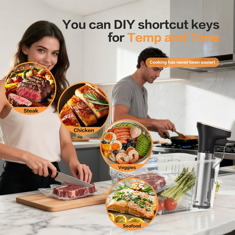 Detachable parts are dishwasher-safe for quick cleanup