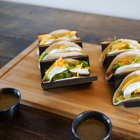 Generic dishwasher-safe taco rack for easy cleanup after meals