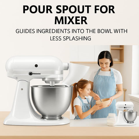 Generic flour funnel is dishwasher-safe for quick, hygienic cleanup.