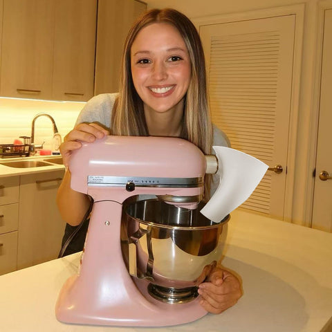 Dishwasher-safe funnel for quick cleanup after baking sessions.