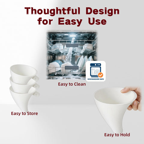 Generic Flour Funnel adds ingredients smoothly into the KitchenAid bowl.