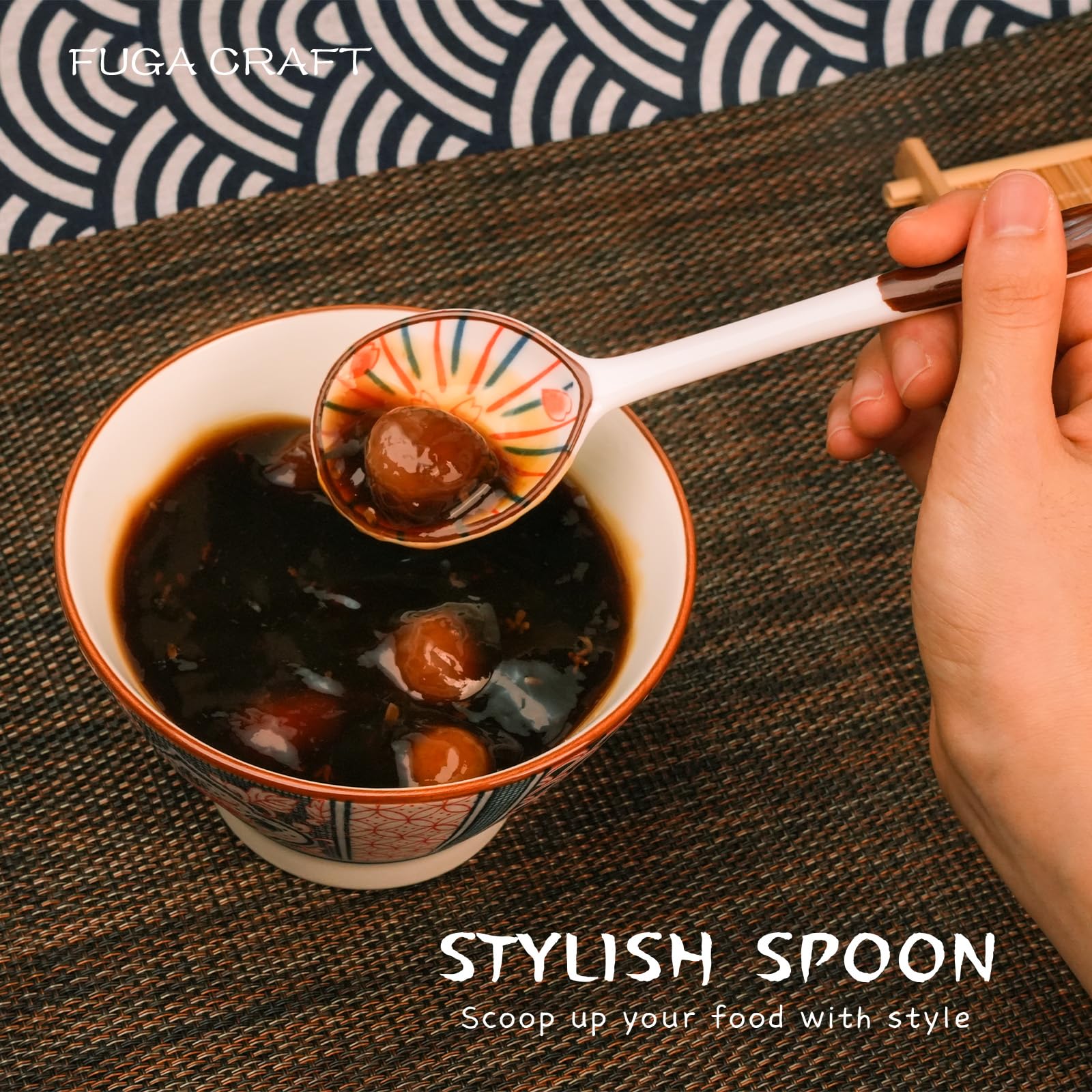 Generic flower-pattern spoon perfect for desserts and ice cream servings