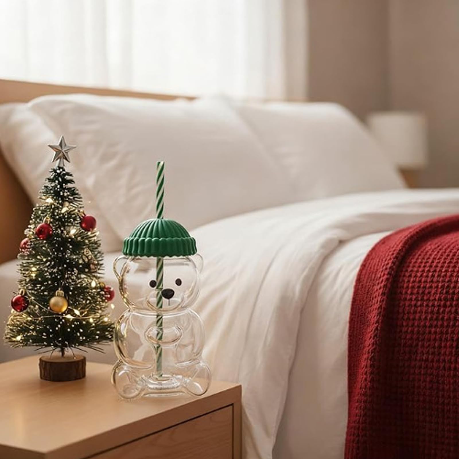 Generic Gift-friendly bear cup appeals for Christmas and celebrations.