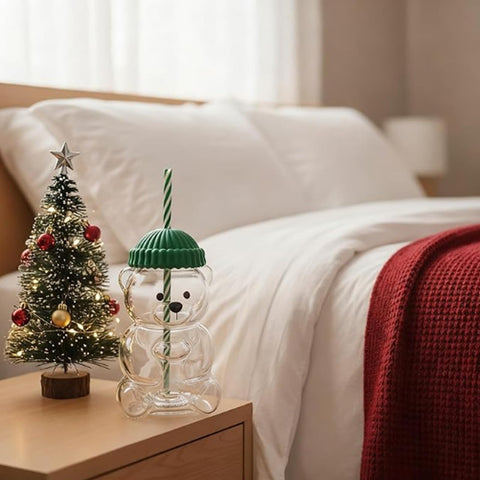 Generic Gift-friendly bear cup appeals for Christmas and celebrations.