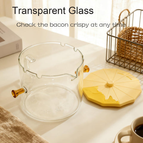 Generic Glass Bacon Cooker microwave tray for quick bacon cooking.