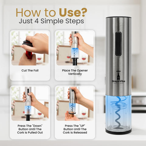 Generic GrapeVibeEssentials aerator pourer enhances aroma and smooth pour.
