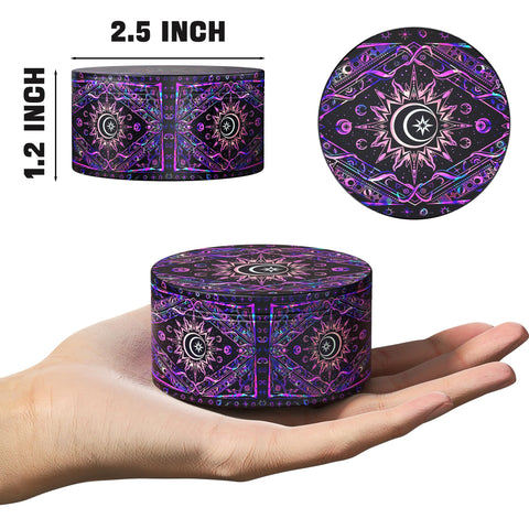 Generic grinder with magnetic lid seal for smooth rotation and mess-free use.