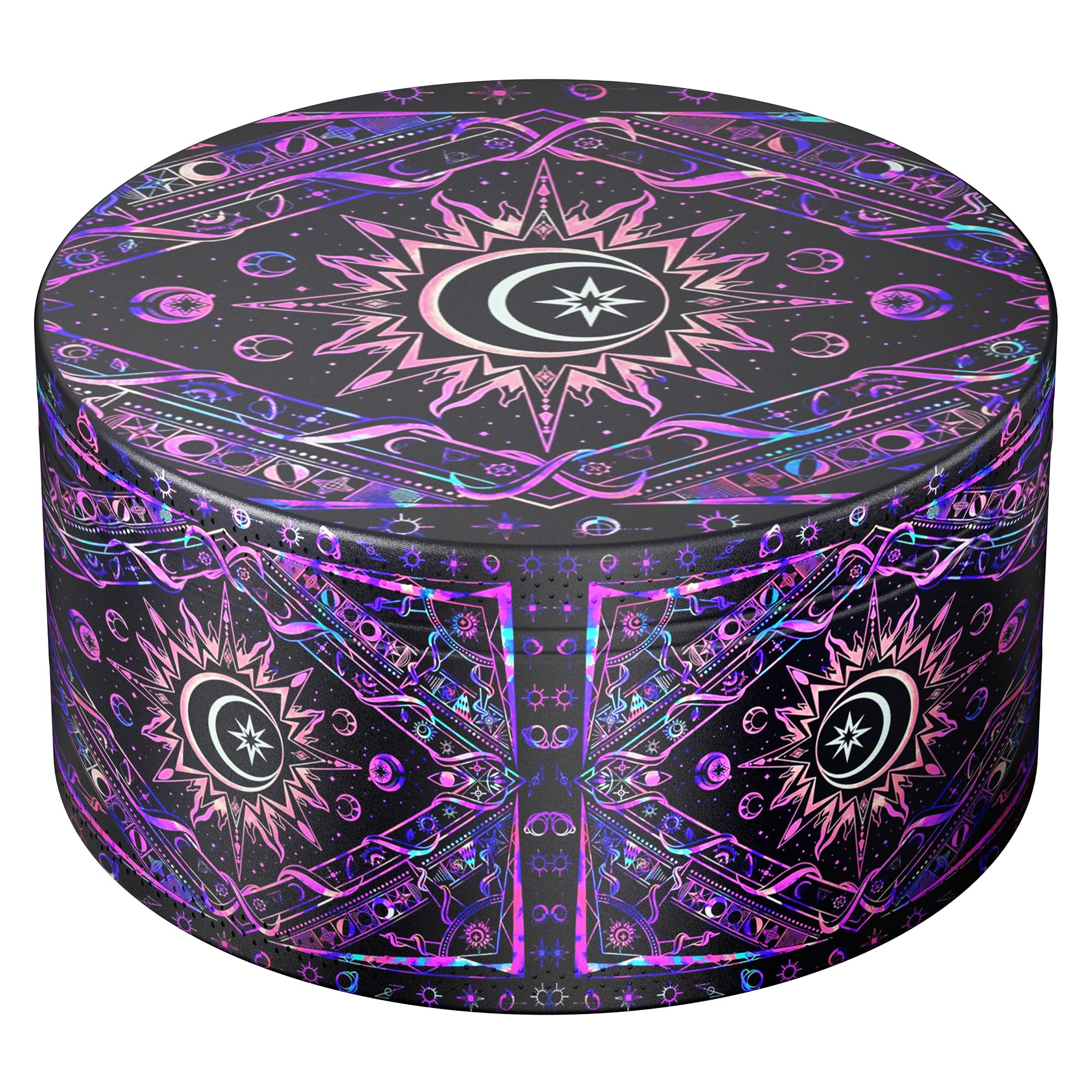 Generic grinder manual kitchen purple compact design for easy grinding and storage.