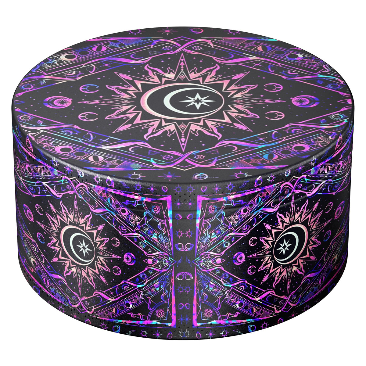 Generic grinder manual kitchen purple compact design for easy grinding and storage.