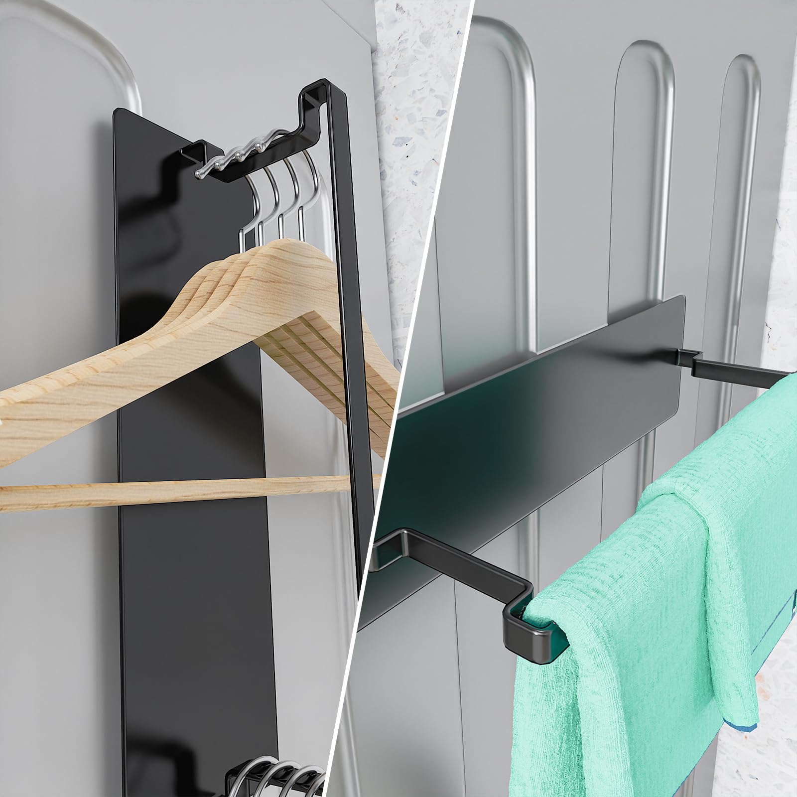Generic kitchen and laundry organizer helps keep counters tidy and accessible.