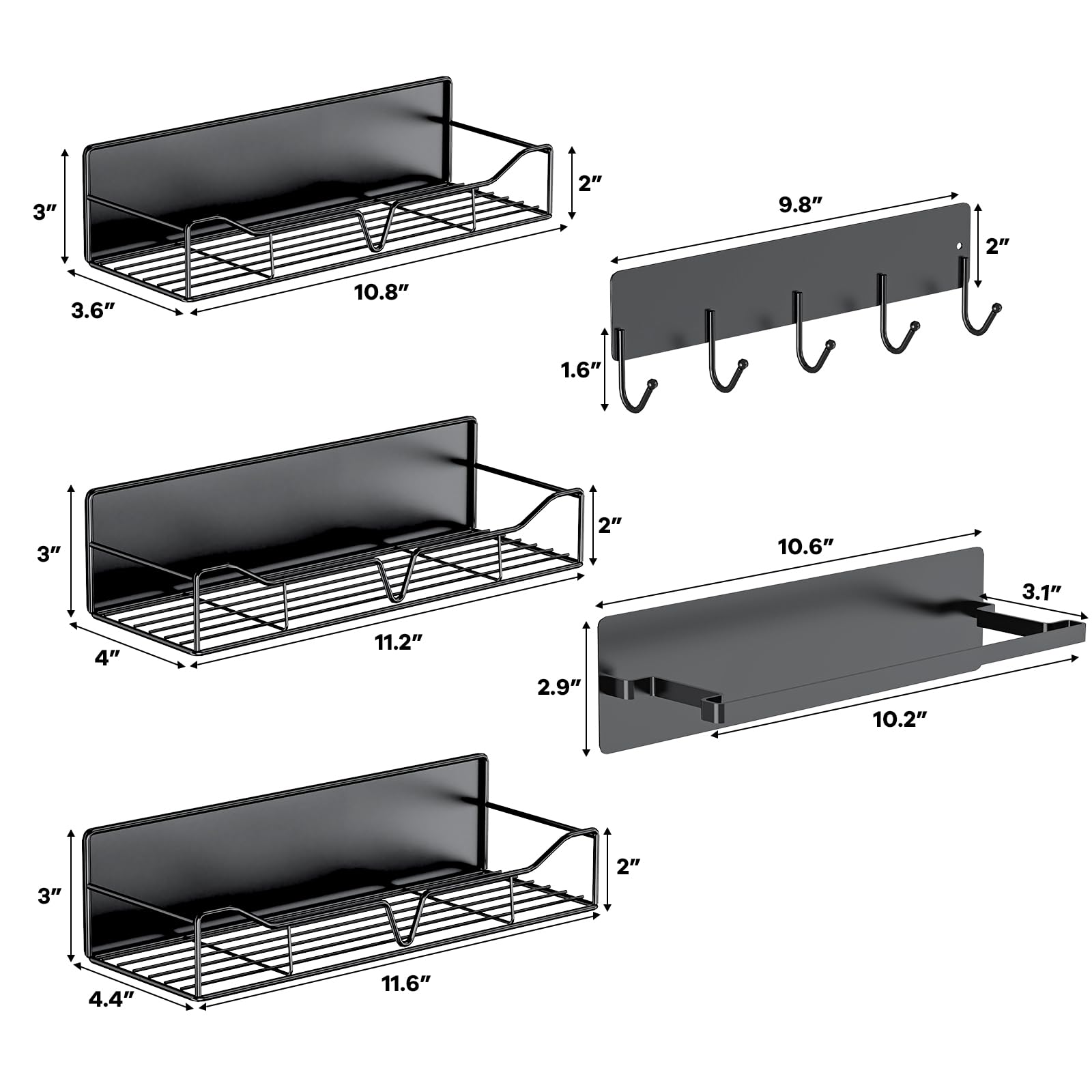 Generic magnetic spice racks on a fridge provide quick bottle access.