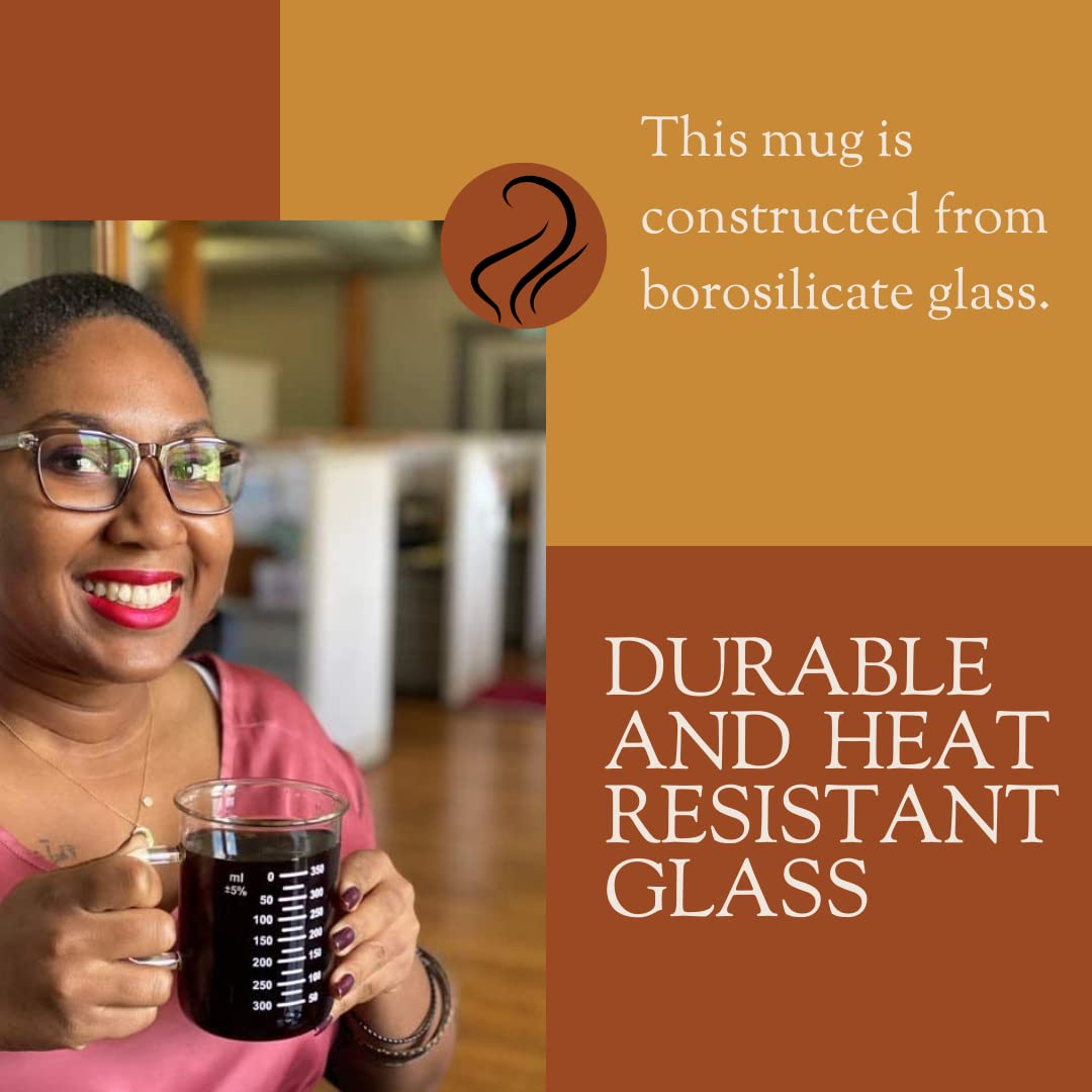 Generic Novelty Science Mug crafted from borosilicate glass for lasting heat resistance and daily use.