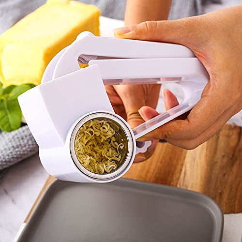Generic Olive Garden rotary grater in action shredding hard cheese