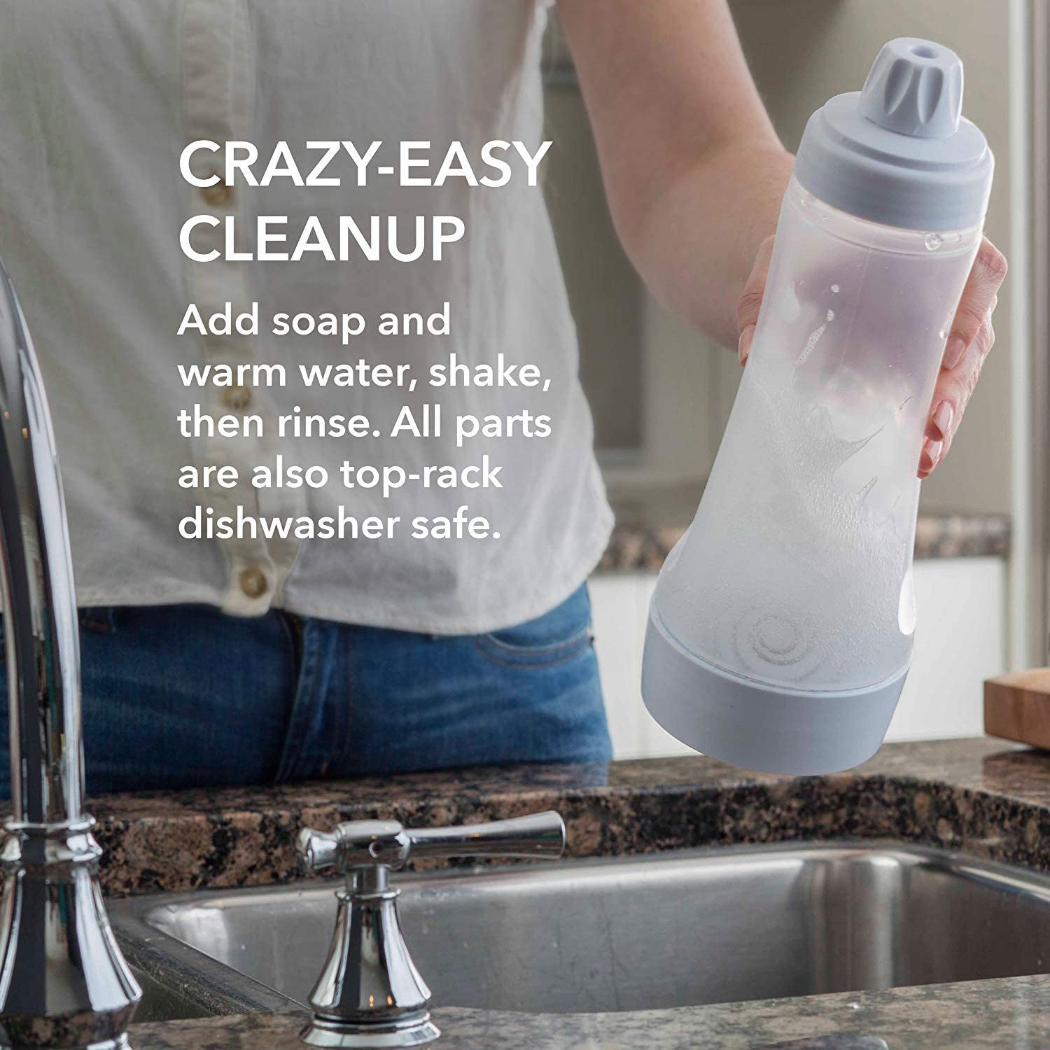 Generic dispenser nonstick surface releases batter cleanly and easily