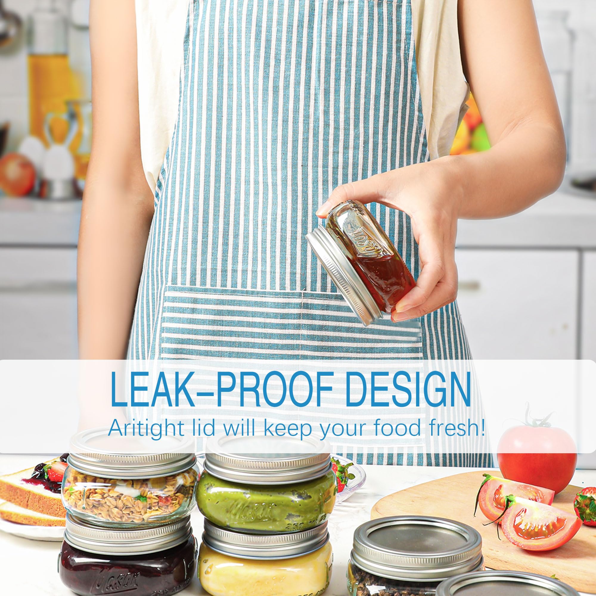 Generic preservation jar photo highlights DIY canning and jam ideas.