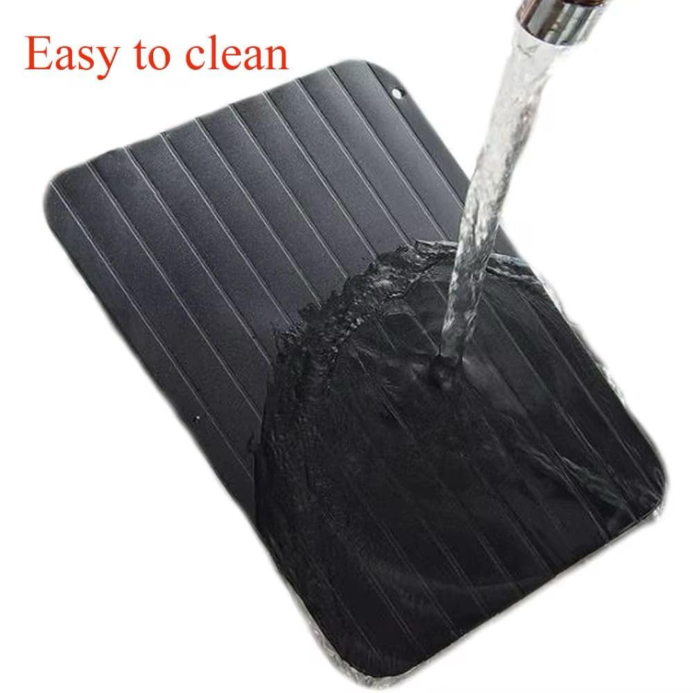 Generic Rapid Thaw Plate kitchen use demonstrates safe, efficient defrosting.