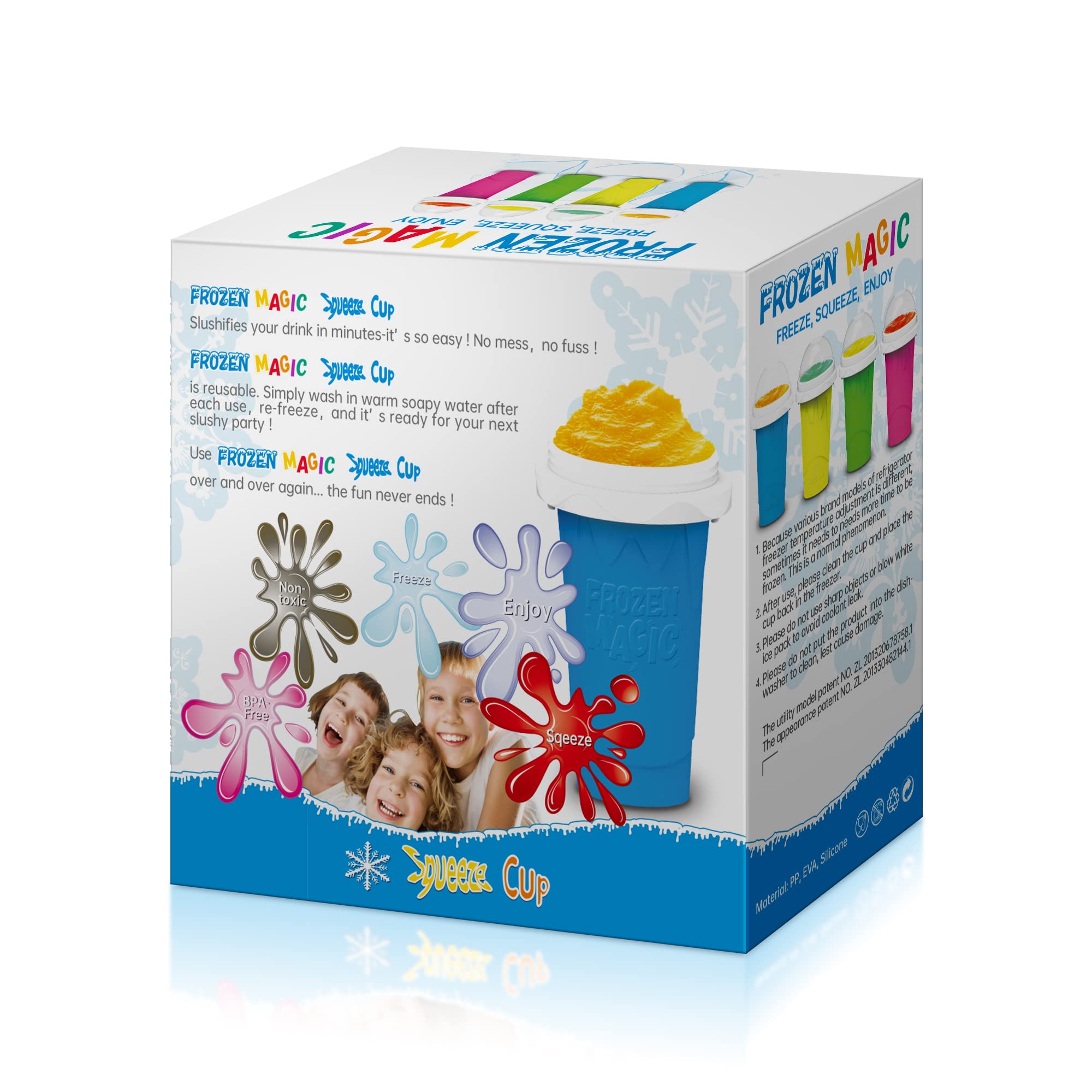 Generic Slushy Maker made of BPA-free plastics for safe family use