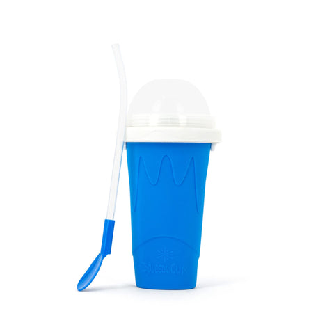 Generic Slushy Maker Cup in the freezer ready to chill beverages into slush