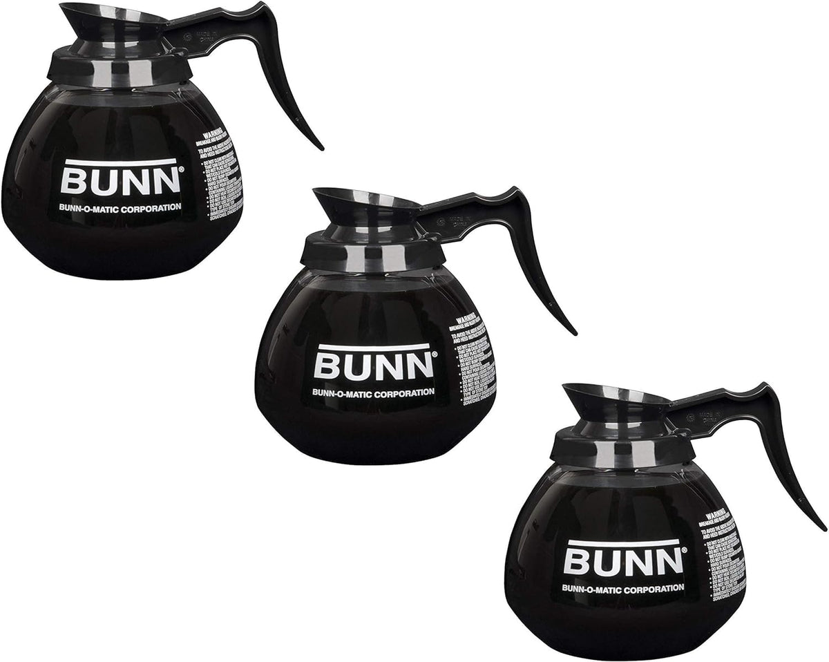 Generic Supply Depot coffee pot decanter, regular 12-cup set, durable glass for daily use