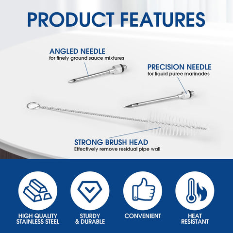 Generic turkey baster easy-cleaning removable bulb design