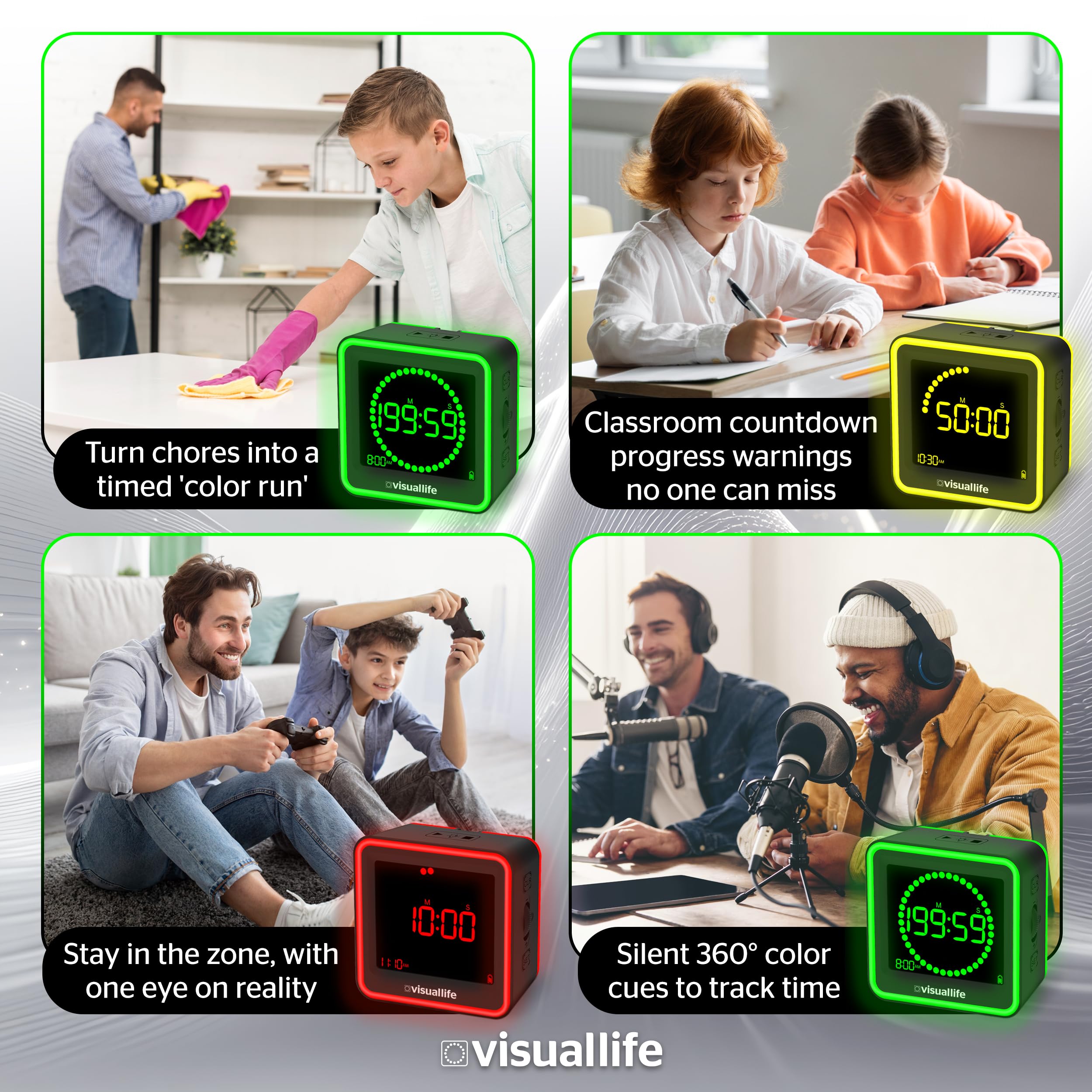 Generic Visual Timer remembers the last timer setting for quick start