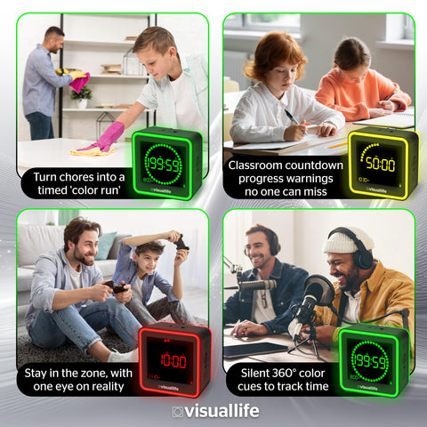 Generic Visual Timer remembers the last timer setting for quick start