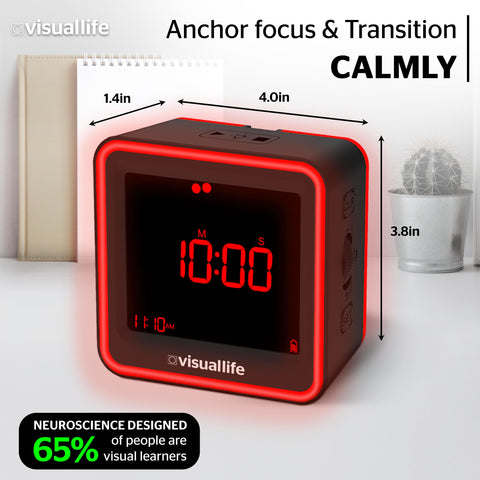 Generic Visual Timer rechargeable with USB-C and durable shockproof case