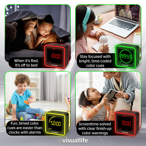 Generic Visual Timer adjustable volume and screen brightness for visibility