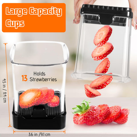GENGCANG fruit slicer cup handles bananas for uniform rounds