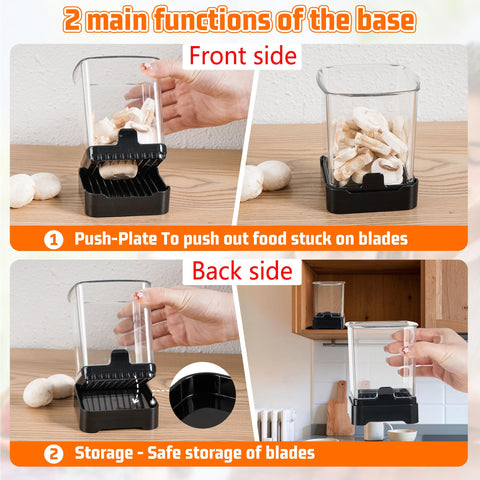 GENGCANG fruit slicer cup slices hard-boiled eggs evenly