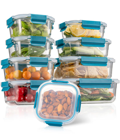 GENICOOK 35.5oz glass container for larger casseroles and ongoing batch prep.