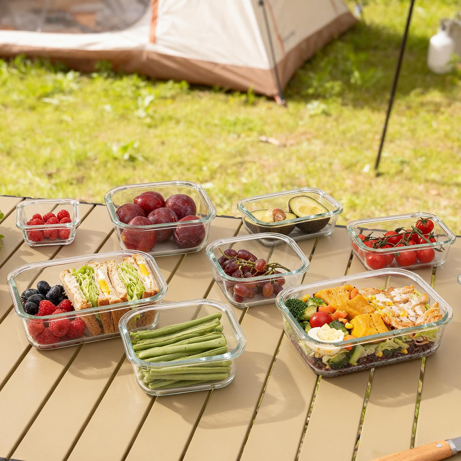 GENICOOK BPA-free, microwave-safe containers simplify quick, everyday meals.