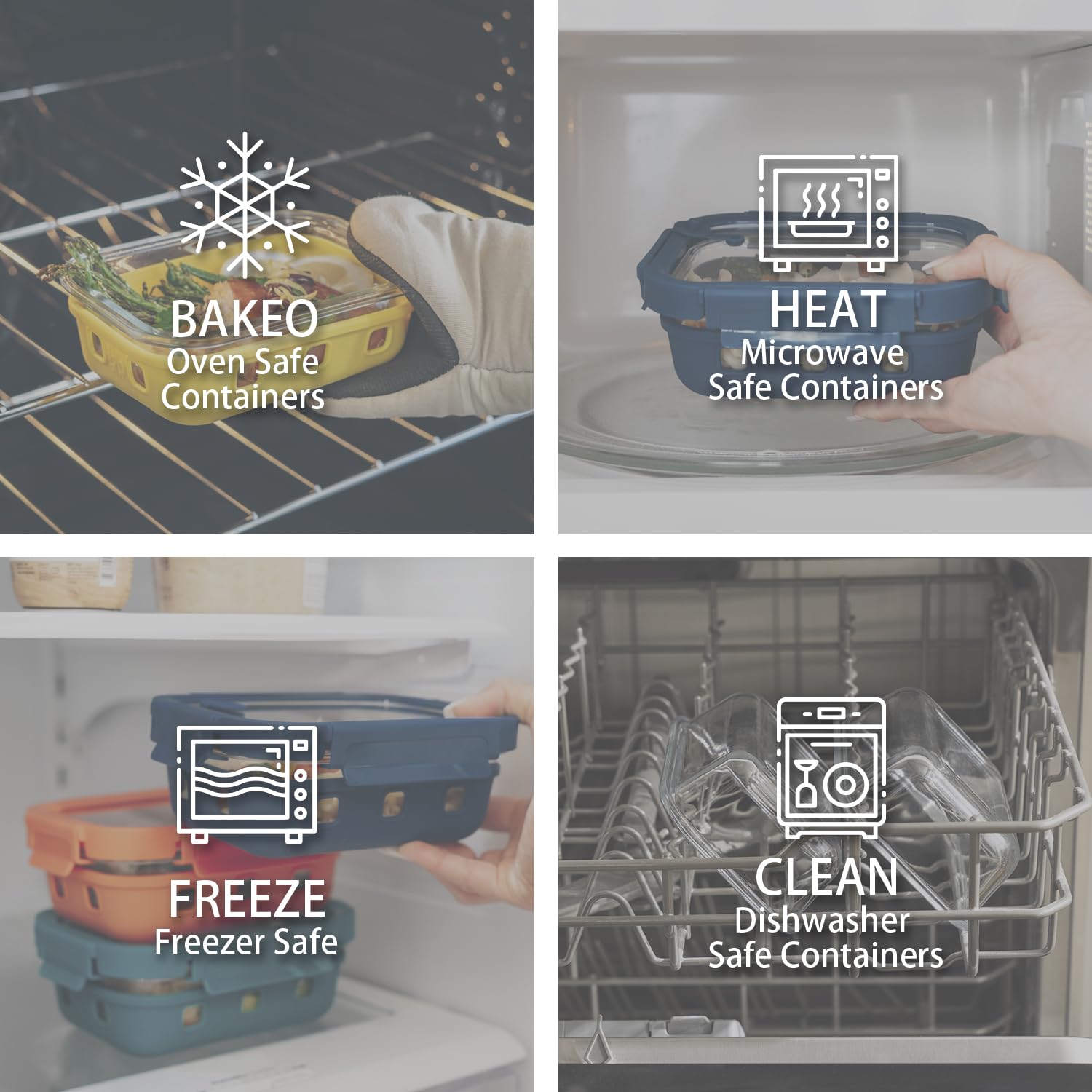 GENICOOK glass lids are dishwasher safe and easy to clean.