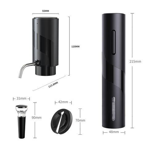 GENIEX vacuum stopper preserves opened wine after tasting