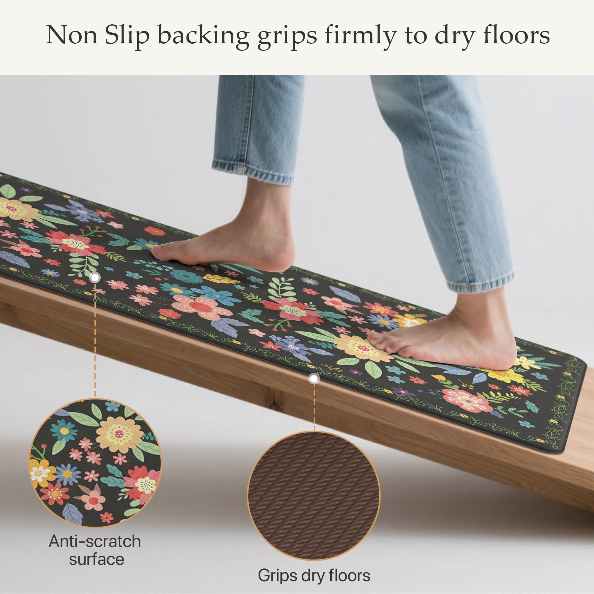 GENIMO easy-clean surface resists stains and wipes clean in seconds.