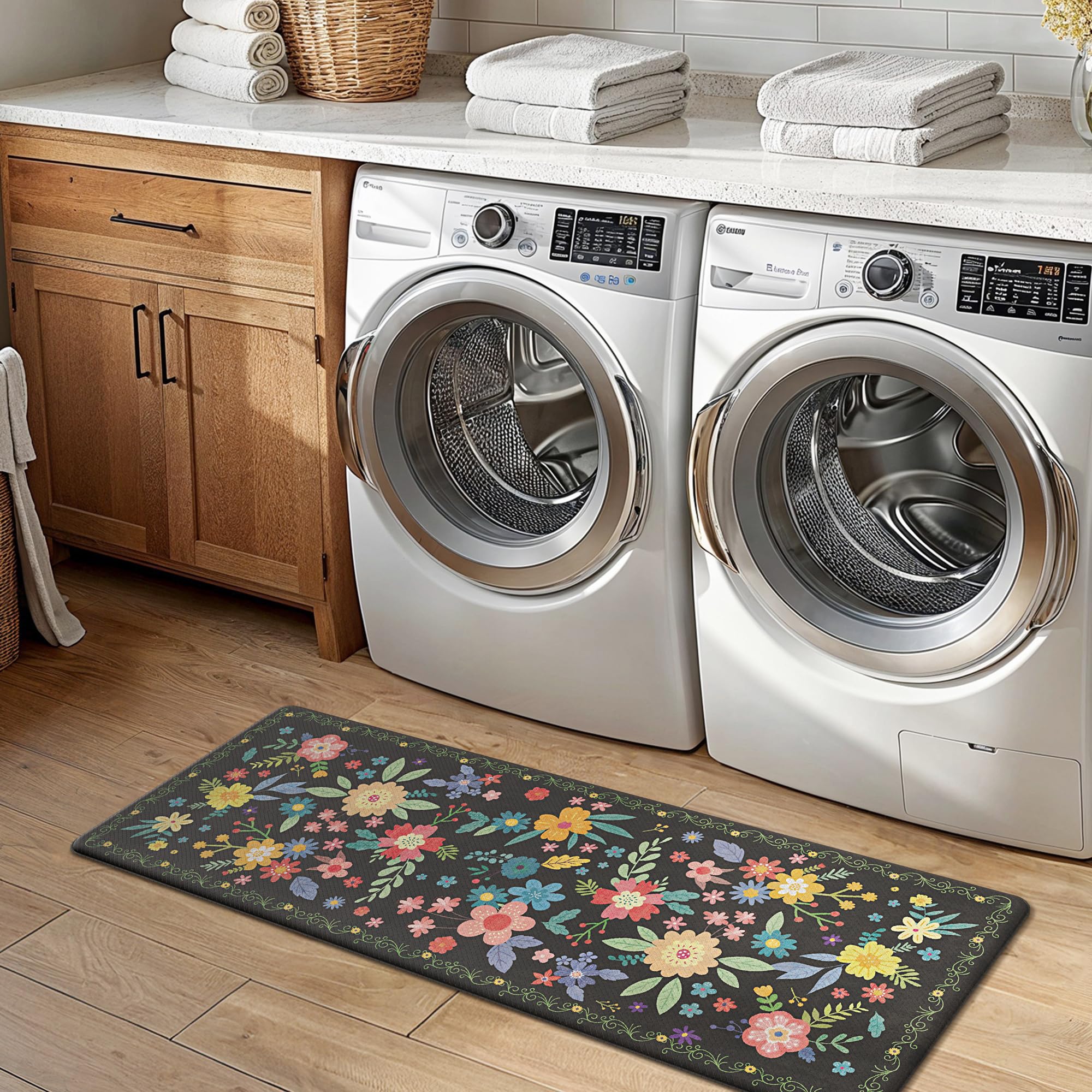 GENIMO laundry-entryway mat durable enough for busy homes.