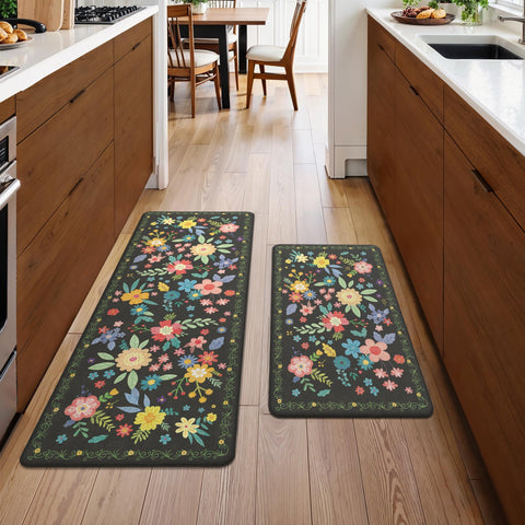 GENIMO vintage floral design adds farmhouse charm to space.