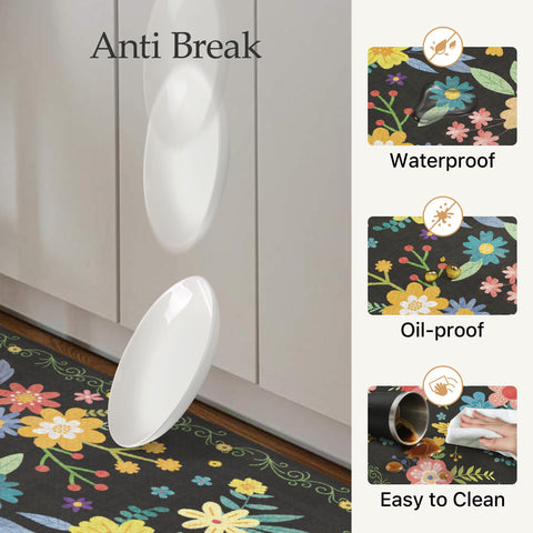 GENIMO mat set is versatile for kitchen, laundry, office, and entryways.