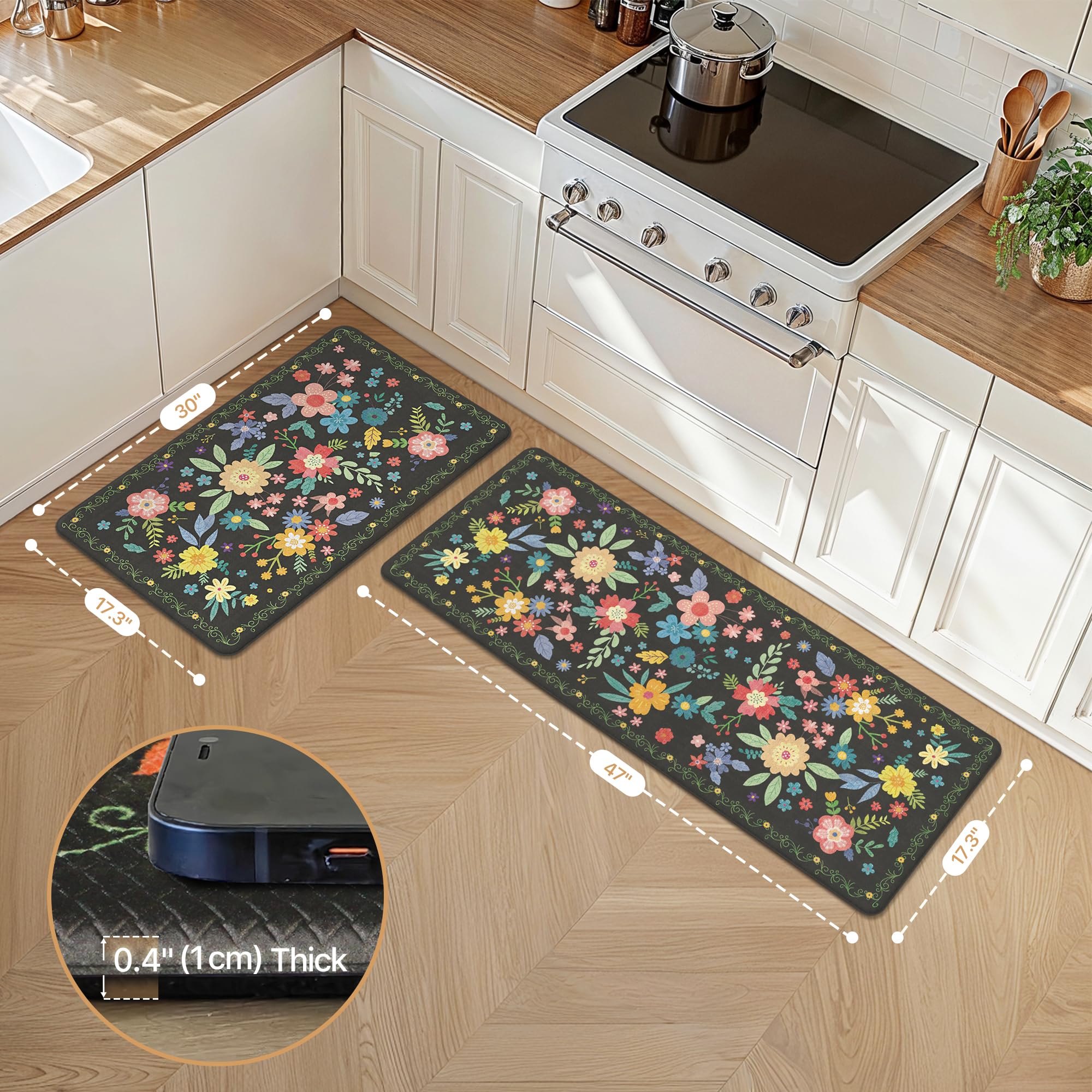 GENIMO waterproof and oil-proof surface protects floors from spills.