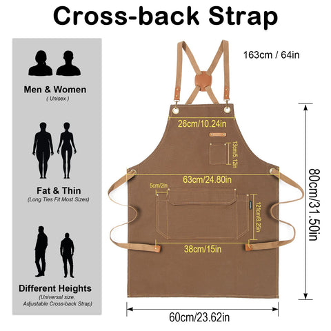 Genixart wearer using apron during cooking and baking tasks.