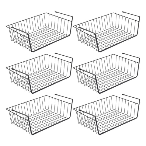 GENIYA under shelf basket set assembled for versatile pantry storage.