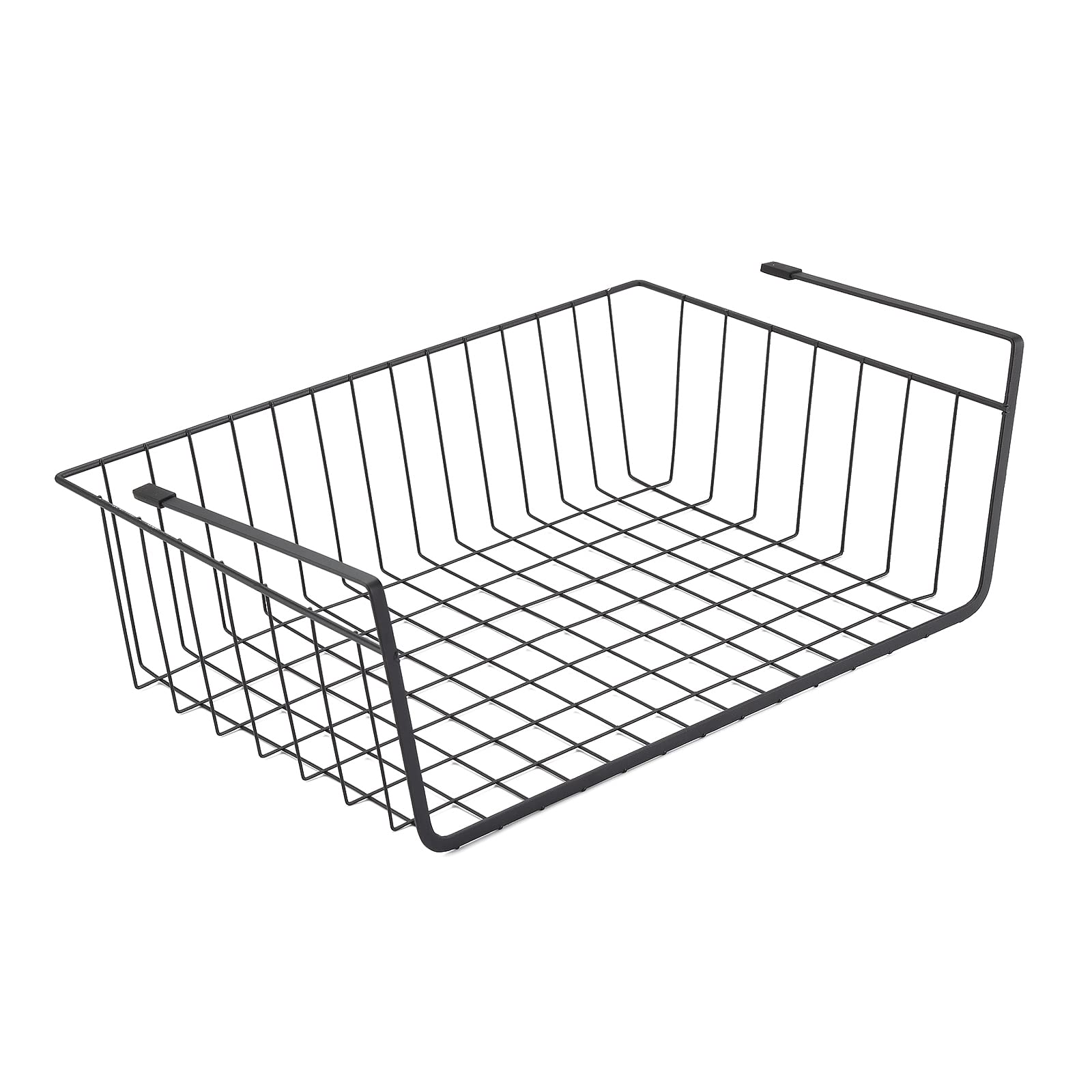 GENIYA under shelf basket on cabinet shelf for pantry storage.